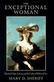 Front cover of The exceptional woman by Mary D. Sheriff