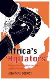 Cover of Africa's 'Agitators' by Jonathan Derrick
