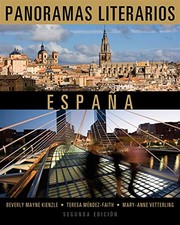 Front cover of Panoramas literarios España by Beverly Mayne Kienzle
