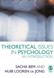 Cover of Theoretical Issues in Psychology by Sacha Bem