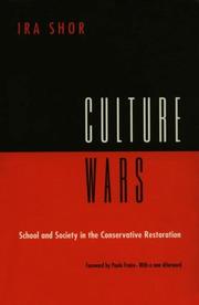 Front cover of Culture wars by Ira Shor