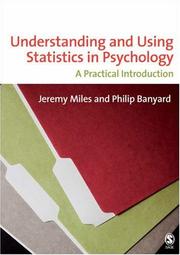 Front cover of Understanding and using statistics in psychology by Jeremy Miles