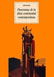 Front cover of Panorama de la ética continental contemporánea by Julio de Zan