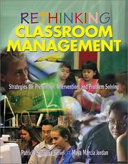Cover of Rethinking classroom management by Patricia Sequeira Belvel