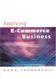 Cover of Applying E-Commerce in Business by Rana Tassabehji