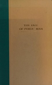 Front cover of The Fall of Public Man by Richard Sennett