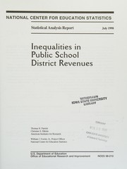Cover of Inequalities in public school district revenues by Thomas Parrish