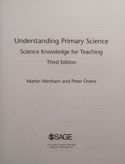 Cover of Understanding primary science by Martin Wenham