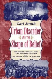 Front cover of Urban Disorder and the Shape of Belief by Carl Smith