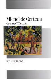Cover of Michel de Certeau by Ian Buchanan