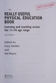 Cover of Really Useful Physical Education Book by Gary Stidder