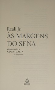 Cover of As margens do Sena by Reali Jr.