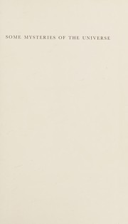 Front cover of Some mysteries of the universe by William R. Corliss