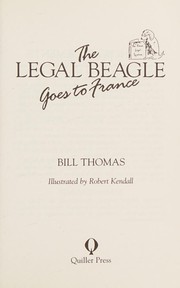 Cover of The Legal Beagle Goes to France by Bill Thomas