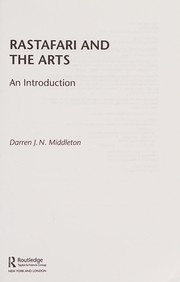 Cover of Rastafari and the Arts by Darren J. N. Middleton