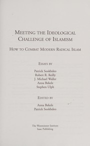 Front cover of Meeting the Ideological Challenge of Islamism by Patrick Sookhdeo