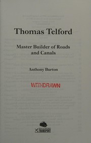 Cover of Thomas Telford by Anthony Burton