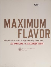 Cover of Maximum flavor by Aki Kamozawa