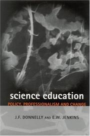 Front cover of Science education by J. F. Donnelly