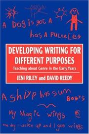 Cover of Developing writing for different purposes by Jeni Riley