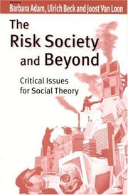 Front cover of The risk society and beyond by Barbara Adam