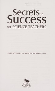 Cover of Secrets to success for science teachers by Ellen Kottler
