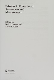 Front cover of Fairness in Educational Assessment and Measurement by Linda Cook