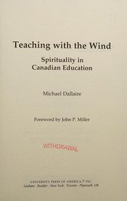 Cover of Teaching with the Wind by Michael Dallaire