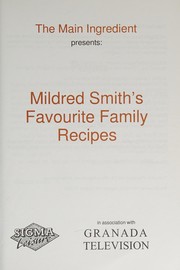 Front cover of Mildred Smith's Favourite Family Recipes by Mildred Smith
