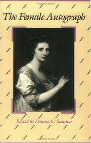 Front cover of The Female autograph by Domna C. Stanton