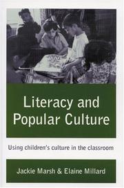Front cover of Literacy and popular culture by Jackie Marsh