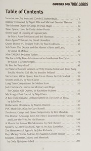 Front cover of Queers Dig Time Lords : a Celebration of Doctor Who by the LGBTQ Fans Who Love It by John Barrowman