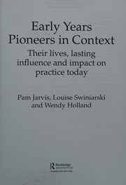 Front cover of Early Years Pioneers in Context by Pam Jarvis