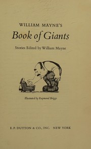 Front cover of Hamish Hamilton book of giants by William Mayne