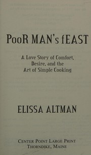 Cover of Poor man's feast by Elissa Altman