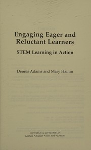 Cover of Engaging Eager and Reluctant Learners by Dennis Adams