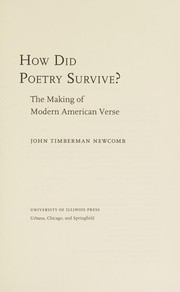 Cover of How did poetry survive? by John Timberman Newcomb