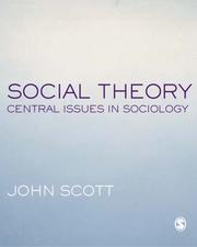 Cover of Social Theory by John P. Scott