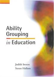 Cover of Ability grouping in education by Judith Ireson
