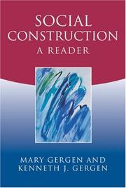 Front cover of Social construction by Gergen, Kenneth J.