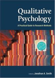Cover of Qualitative Psychology by Jonathan Smith
