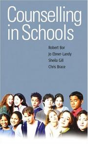 Cover of Counselling in Schools by Robert Bor