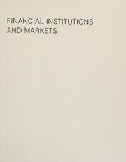 Front cover of Financial institutions and markets by Murray Emanuel Polakoff