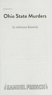 Front cover of Ohio State Murders by Adrienne Kennedy