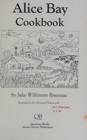 Front cover of Alice Bay cookbook by Julie Wilkinson Rousseau