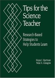 Front cover of Tips for the science teacher by Hope J. Hartman