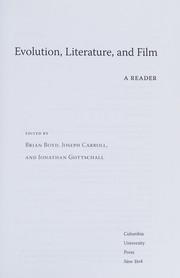 Cover of Evolution, literature, and film by Boyd, Brian
