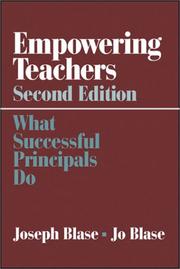 Cover of Empowering teachers by Joseph Blase