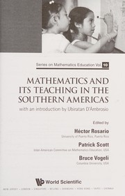 Front cover of Mathematics and Its Teaching in the Southern Americas by Hector Rosario