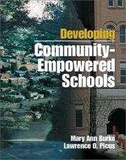Cover of Developing community-empowered schools by Mary Ann Burke